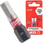 BIT IMBUS 5X25 UDARNA BUŠILICA 2/1 MILWAUKEE 4932430896 - Slika 2