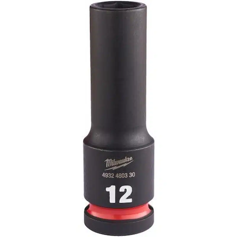 040199194 DUBOKI NASADNI KLJUČ 1/2” 12 MM IMPACT MILWAUKEE 4932480330 - Slika 1