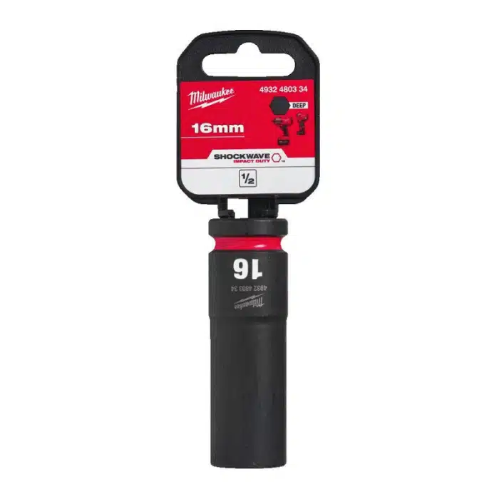 DUBOKI NASADNI KLJUČ 1/2” 16 MM IMPACT MILWAUKEE 4932480334 - Slika 2