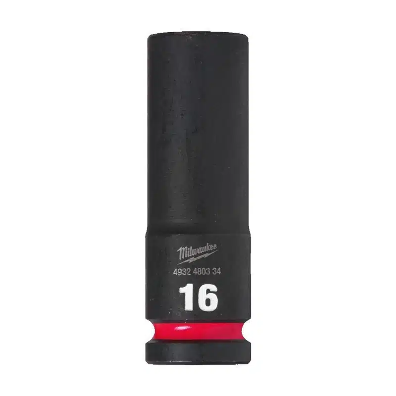 040199196 DUBOKI NASADNI KLJUČ 1/2” 16 MM IMPACT MILWAUKEE 4932480334 - Slika 1