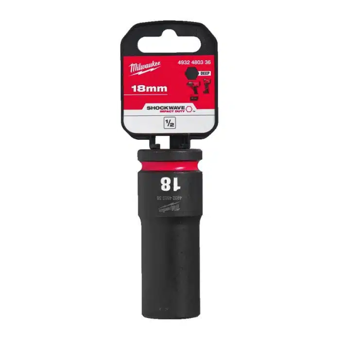 DUBOKI NASADNI KLJUČ 1/2” 18 MM IMPACT MILWAUKEE 4932480336 - Slika 2