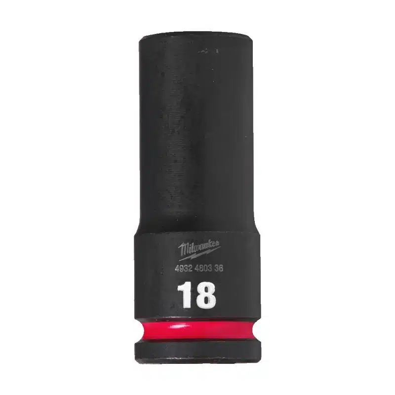 040199197 DUBOKI NASADNI KLJUČ 1/2” 18 MM IMPACT MILWAUKEE 4932480336 - Slika 1