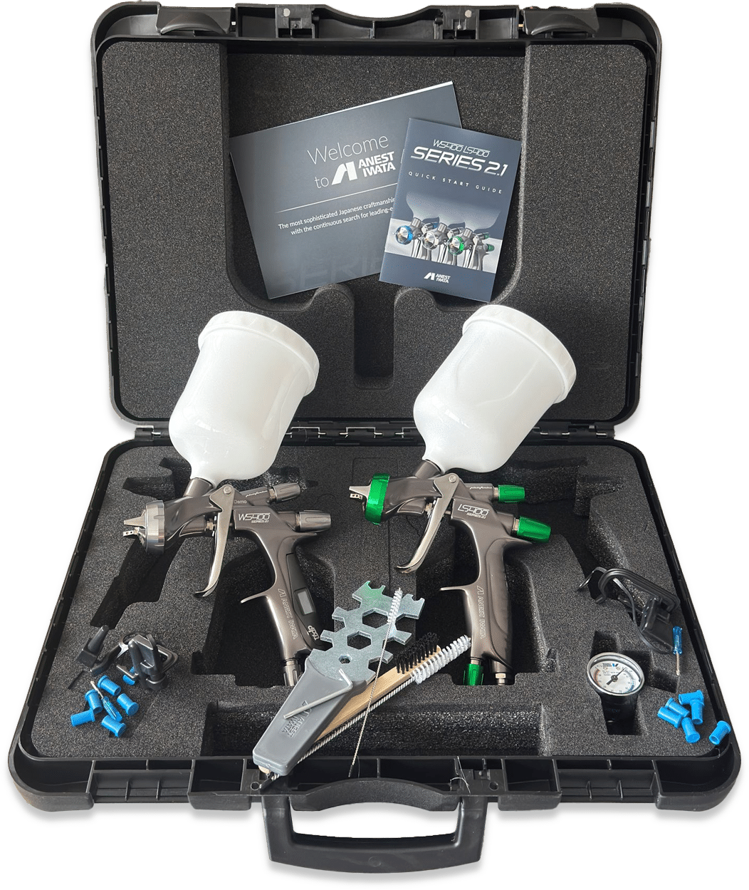 130342A1SD IWATA Superior Set LS400 SR2.1 13ETS + SR2.1D 13HD - Slika 1
