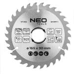 NEO TOOLS rezna ploča za drvo 165mm 30 zubi (57-652)