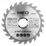 NEO TOOLS rezna ploča za drvo 160mm 24 zuba (57-658)