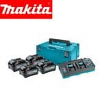 Aku set 4 baterije i punjač u koferu MAKPAC 3 BL4040x4 DC40RB Makita 191U28-6