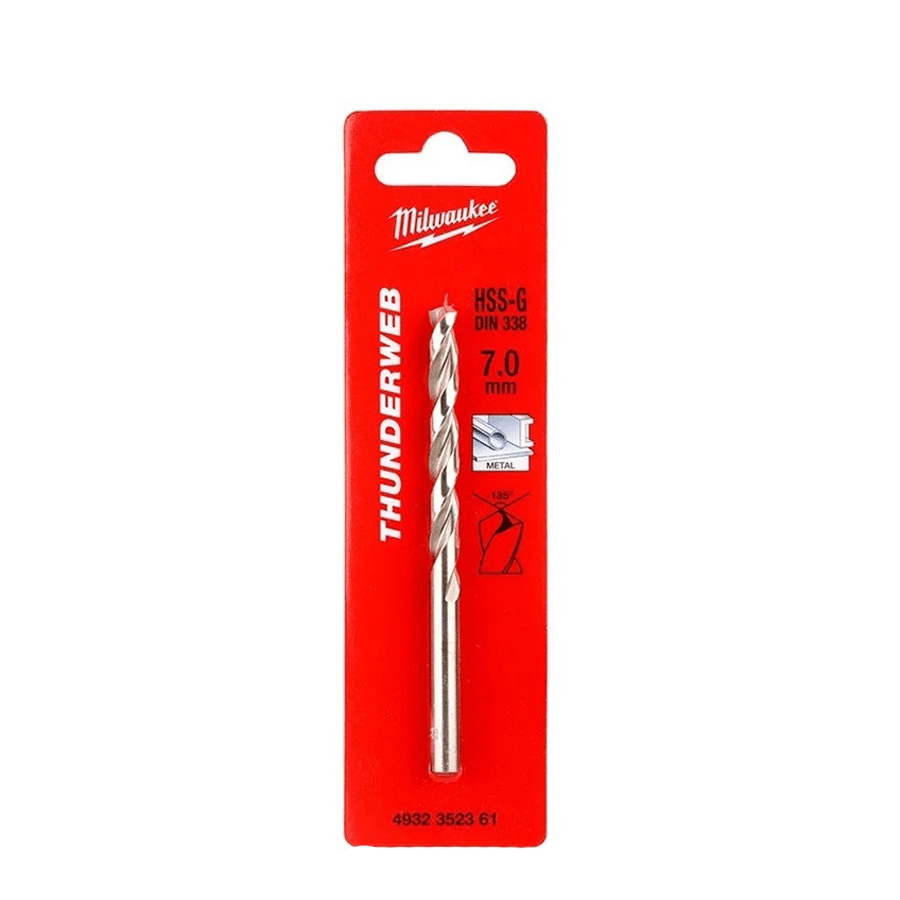 Borer-7.0-mm Borer HSS-G 7.0 mm DIN 338 Milwaukee - Slika 1