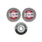 SET REZNIH PLOČA ZA METAL 125X1.0 20 KOMADA+FIXTEC MATICA MILWAUKEE