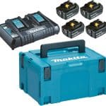 MAKITA 198091-4 set za punjenje baterija (4x 18V 6.0Ah baterije + brzi punjač)