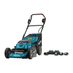 Makita – Akumulatorska kosilica 4u1 18+18V DLM530PT4 SET 4x baterija 18 V 5.0 Ah i dupli punjač