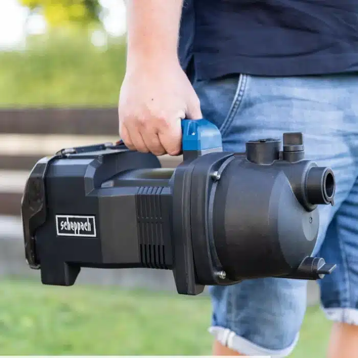 Scheppach aku vrtna baštenska pumpa za vodu IXES C-GP3000-X – SET S2 2x2Ah - Slika 3