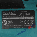 Aku udarna bušilica Makita DHR202Z 18V SDS-Plus - Slika 4