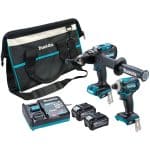 Makita DK0248G201 - 40V max bez četkica kombinirani komplet od 2 dijela (2 x 4,0 Ah)