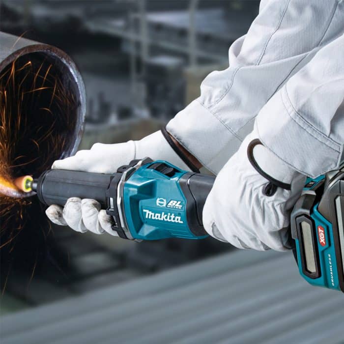 Aku ravna brusilica Makita GD001GZ 40V 6mm - Slika 2