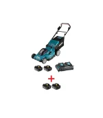 Makita – Akumulatorska kosilica DLM538CT2 18 + 18 V LXT SET 2x baterija 18 V 5.0 Ah i dupli punjač - Slika 2