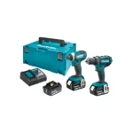 Makita – Akumulatorski set alata LXT DLX2127TJ1 – DDF482, DTD152