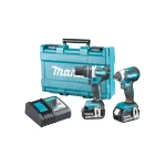 Makita set akumulatorskih alata LXT DLX2180X – DTD153, DHP484
