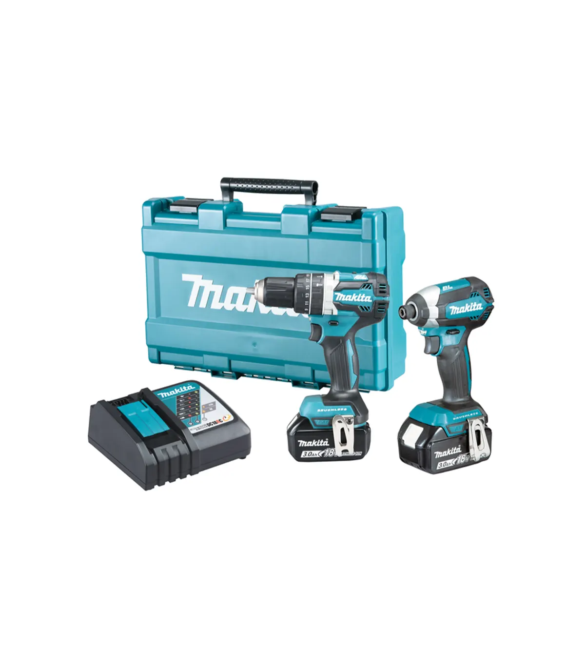 makita-dlx2180x- Makita set akumulatorskih alata LXT DLX2180X – DTD153, DHP484 - Slika 1